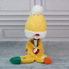 2Pcs Yellow Santa Christmas Themed Winter Cap Beanie With Matching Long Style Neck Muffler | 3-10 Years