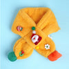 2Pcs Yellow Santa Christmas Themed Winter Cap Beanie With Matching Long Style Neck Muffler | 3-10 Years