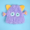 Purple Furry Monster 3D Style Winter Cap/Beanie