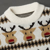 Cream Santa & Reindeer Winter Cardigan