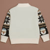 Cream Santa & Reindeer Winter Cardigan