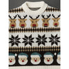 Cream Santa & Reindeer Winter Cardigan