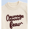 Cream Courage Above Fear Warmer Cardigan