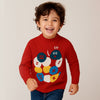 Red Maths Fun Kids Cardigan