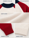 Cream & Maroon Sporty Bear Winter Cardigan, Christmas Sweater for Kids
