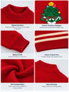 XMAS Tree Star Knitted Winter Cardigan, Christmas Sweater for Kids