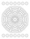 Mandala Colouring for Kids- Book 1