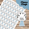 Fancy Shape Sticker - Meow Magic