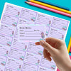 Personalised School Book Labels | Mermaid