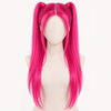 Mira K-Pop Star Pink Ponytail Wig