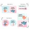Personalised Mixed Labels | Sweet Birds