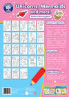 Unicorns, Mermaids and more! Sticker Colouring Book