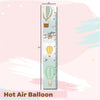New Hot Air Balloon | Height Chart Wall Sticker