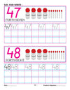 Number Writing Book 1-50