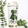Shiny Green Ted Stainless Steel Premium Insulated Detox Infuser Bottle With Tea & Fruit Infuser Attachment | 520ml