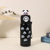 Black 3D Panda Stainless Steel Water Bottle | 550ml