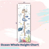 Ocean Whale | Height Chart Wall Sticker