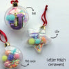 Letter Patch Ornament | Flat Circle