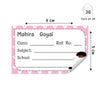 Personalised School Book Labels | Paris Girl