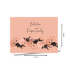 Personalised Gift Notecards | Peach Floral