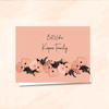 Personalised Gift Notecards | Peach Floral