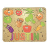 Personalised Wooden Name Puzzle | Vegetables