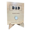 Personalised Wooden Father's Day Frame | Hands Down