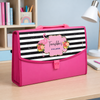 Pink Folder - Floral Flamingo