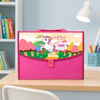 Pink Folder - Unicorn In A Field
