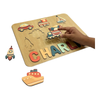 Personalised Wooden Name Puzzle | Transport