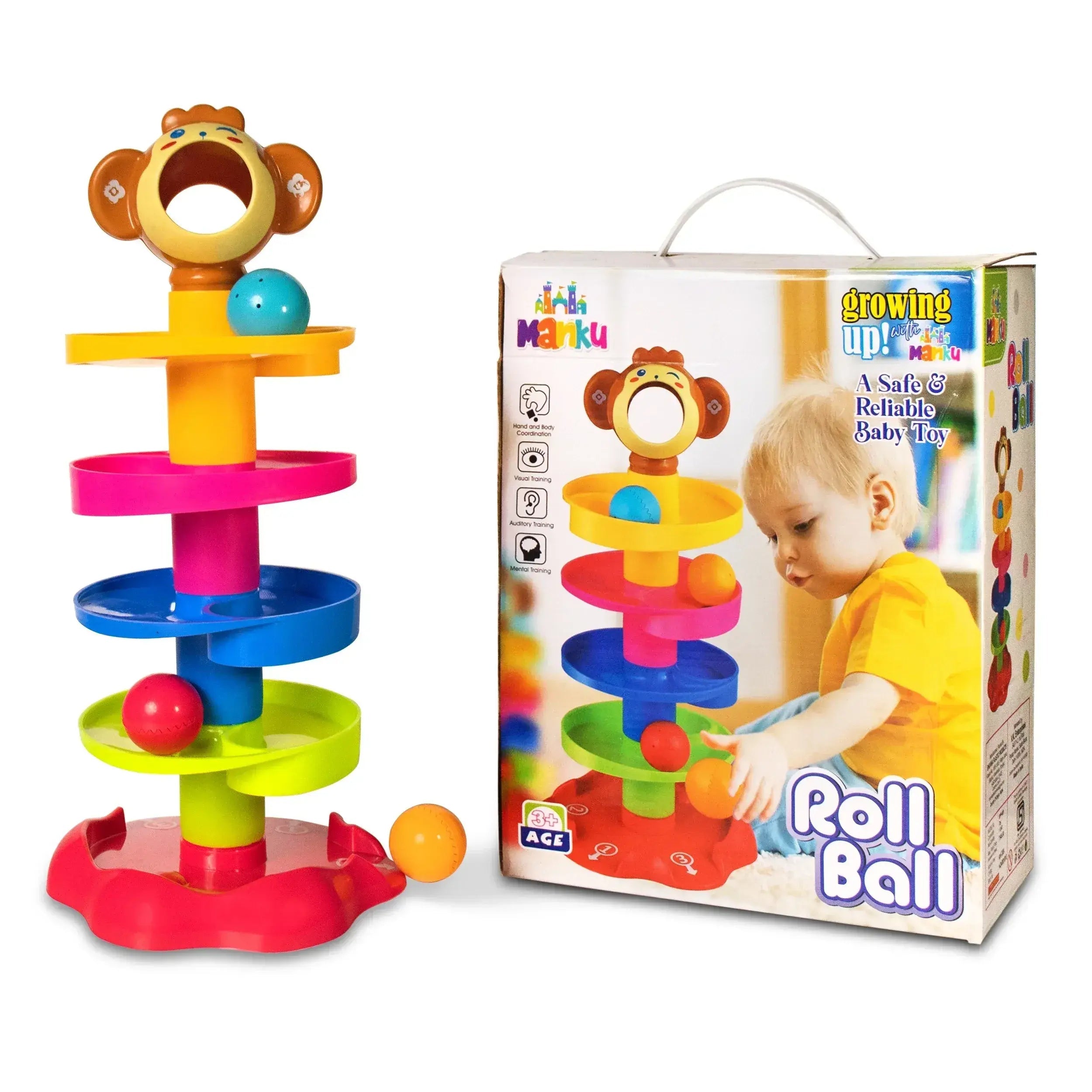 5 Layer Ball Tower Toy – Swirling Ball Drop Ramp for Babies – mumma.com