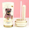 Rosegold Ted Stainless Steel Premium Insulated Detox Infuser Bottle With Tea & Fruit Infuser Attachment | 520ml
