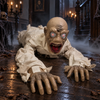 Animated Screaming Ghoul Crawling Creeper