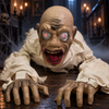 Animated Screaming Ghoul Crawling Creeper