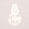 Xmas Shape Ornament| Snowman