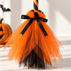 Spooky Spark Brooms –  Pumpkin Orange