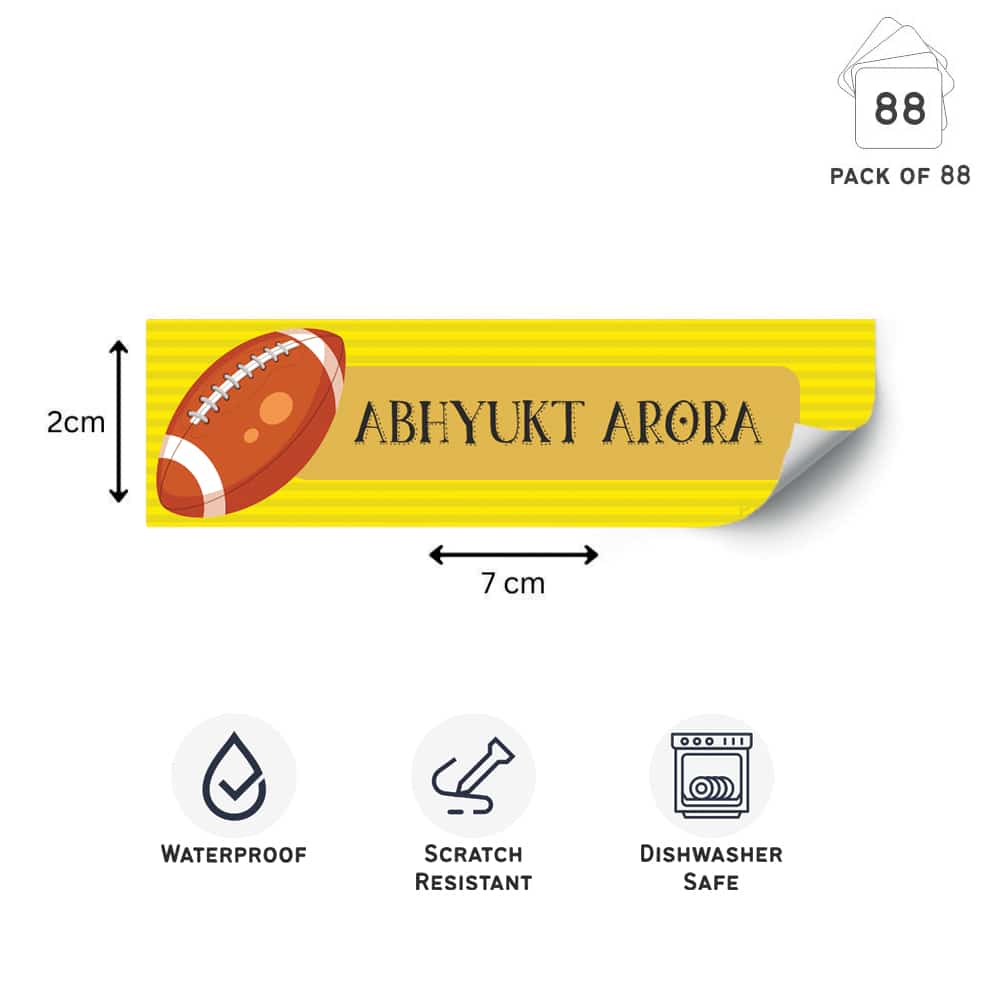 Personalised Name Labels | Sports – mumma.com