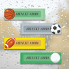 Personalised Name Labels | Sports