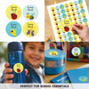 Round waterproof name labels - Spring Joy