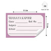 Personalised School Book Labels | Stripes