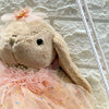 Taupe Bunny Doll | Peach Ballerina