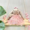 Taupe Bunny Doll | Pink Ballerina