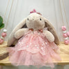 Taupe Bunny Doll | Pink Ballerina