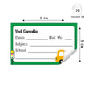 Personalised School Book Labels | Transport