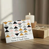 Personalised Gift Notecards | Triangle Pattern