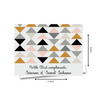 Personalised Gift Notecards | Triangle Pattern