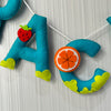 Personalised Name Bunting/Garland | Tropical Fruits