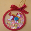 Glitter Shake Ornament | Pink Unicorn