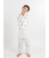 White Bird Kurta, Jacket And Pyjama Set-3 Pc