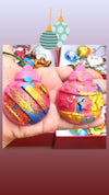 Handmade Jumbo Christmas Bauble Crayon | Set of 6